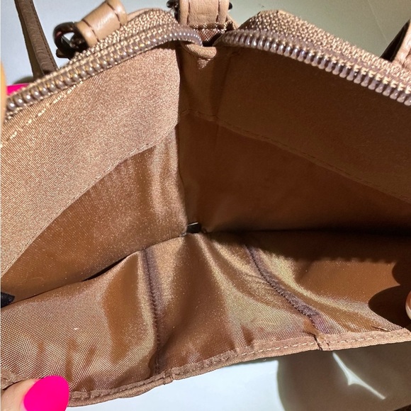 Mundi RFID Vegan Leather Crossbody Wallet With Phone Pocket Brown Sugar - Picture 6 of 13